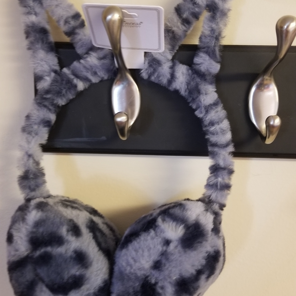 Girls Faux Fur Cat Earmuffs